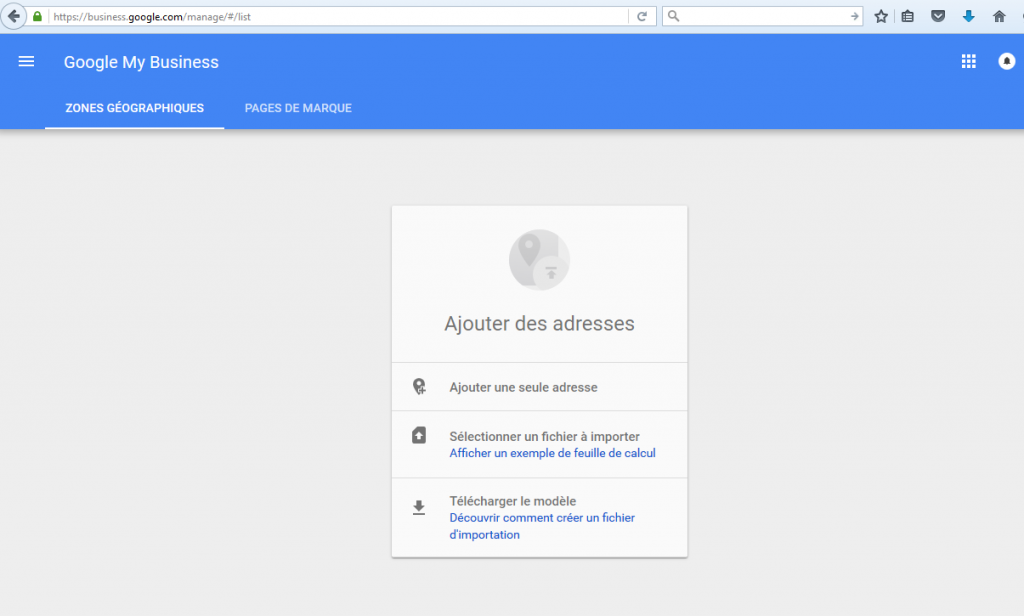 etape 1 reclamer la propriete page google local